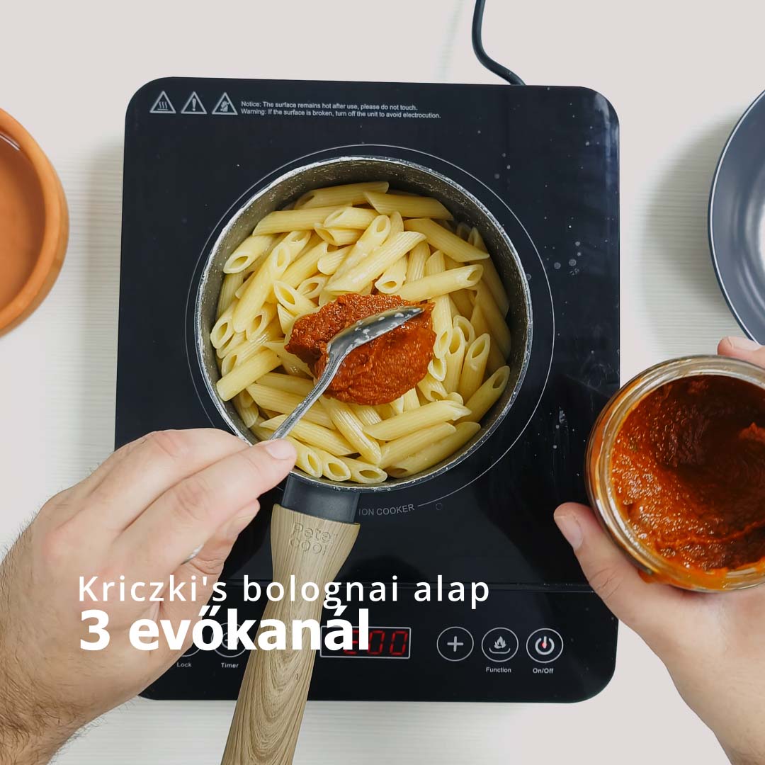 Mehet bele a 3 ek Kriczki's Bolognai alap – Paradicsomos tészta